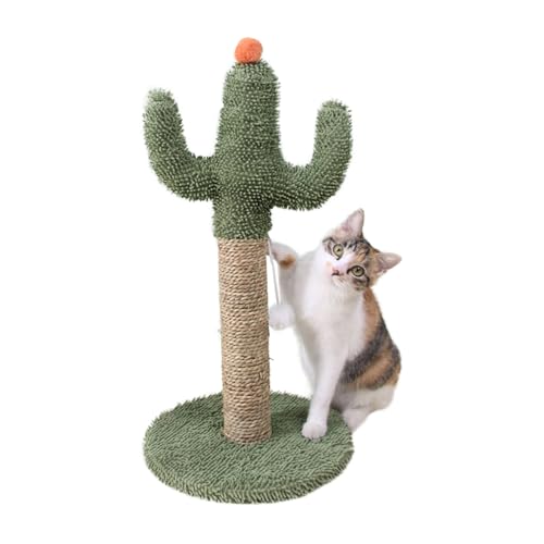 Niedlicher Katzenkratzer - Stabile Haustiermöbel, grüner Post | Natural Sisal Nagel Kratzturm, vertikale Kätzchenstange, duraierbarer Innenspielplatz für kleine Katzen, dekoratives Accessoire f Niedlicher Katzenkratzer - Stabile Haustiermöbel, grüner Post | Natural Sisal Nagel Kratzturm, vertikale Kätzchenstange, duraierbarer Innenspielplatz für kleine Katzen, dekoratives Accessoire f von Fmzrbnih