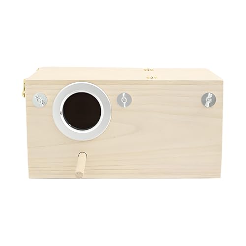 Nistkasten - Finken Nisthaus Holz Vogelunterstand | Tragbare Nymphensittiche Lovebirds Indoor Outdoor Housing, kleine Vögel Lebensräume mit komfortablem Design für sichere Eizucht Nistkasten - Finken Nisthaus Holz Vogelunterstand | Tragbare Nymphensittiche Lovebirds Indoor Outdoor Housing, kleine Vögel Lebensräume mit komfortablem Design für sichere Eizucht von Fmzrbnih