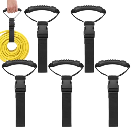 Organizer für Verlängerungskabel | Wickelband Aufbewahrungsbänder Organisation 5 Stück | Robuster Wiederverwendbarer Dauerhalter Für Elektroinstallation Werkstatt Garten Boot Garage Außenbereich von Fmzrbnih