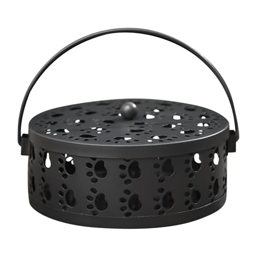 Räucherstäbchenhalter,Tragbarer Runder Retro Räucherhalter | Hitzebeständiger Auffangständer mit Tablett in ästhetischem Design für Zuhause, Wellness, Yoga und Meditation in Innen- und Räucherstäbchenhalter,Tragbarer Runder Retro Räucherhalter | Hitzebeständiger Auffangständer mit Tablett in ästhetischem Design für Zuhause, Wellness, Yoga und Meditation in Innen- und von Fmzrbnih