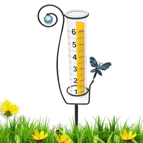 Regenmesser - Frostsicherer Präziser Regenmesser Für Draußen | Für Zaun Terrasse Rasen Hof Gartenweg Auffahrt von Fmzrbnih