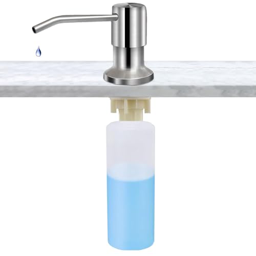 Spüle Seifenspender - Flüssigseifenpumpe 350 ml/500 ml Flasche, Küchenspüle Werkzeuge | 360 -Grad -Drehdüsenspender Werkzeug, Spüle montiertes Haushaltsküchenrotation Accessoire zum Geschirrspülen Spüle Seifenspender - Flüssigseifenpumpe 350 ml/500 ml Flasche, Küchenspüle Werkzeuge | 360 -Grad -Drehdüsenspender Werkzeug, Spüle montiertes Haushaltsküchenrotation Accessoire zum Geschirrspülen von Fmzrbnih