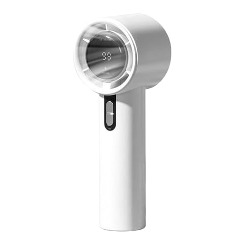 Tragbarer Handventilator - Leichtes Kühlgerät | Handlicher Ventilator Mit Digitaldisplay Und 100 Geschwindigkeitsstufen Für Innen- & Außenbereich von Fmzrbnih