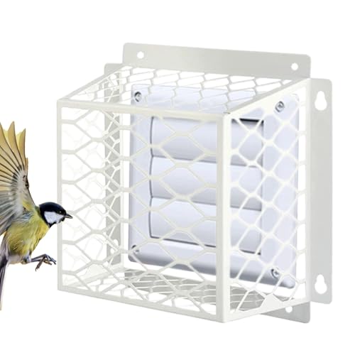 Trockner -Entlüftungsvogelschutz - 7x5 -Zoll -Auspuffabdeckung, sicherer Stahlschutzbildschirm, mühelose wetterfeste Haubenzubehör | Verzinkter Schild für 3 4 -Zoll -Außentrockner Rohrleitungslüftung von Fmzrbnih