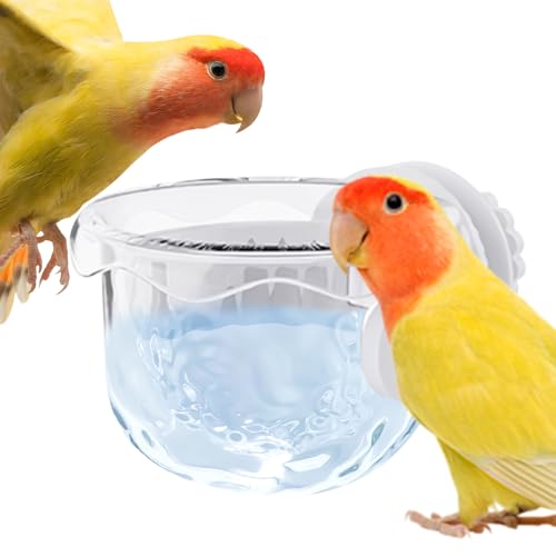 Vogelnapf - Vogelnapf Für Käfig | Tragbarer Auslaufsicherer Napf Für Innen Außen Voliere Fütterung Trinken Unterwegs Transport Garten Aras Sittiche Vogelnapf - Vogelnapf Für Käfig | Tragbarer Auslaufsicherer Napf Für Innen Außen Voliere Fütterung Trinken Unterwegs Transport Garten Aras Sittiche von Fmzrbnih