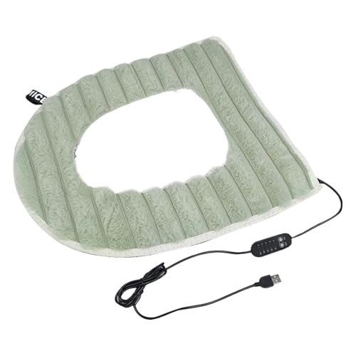 Warm Toilettensitzabdeckung - beheiztes Kissen, USB -Toilettensitzabdeckung | Weiche waschbare elektrische Sitzsitzwärmer mit einstellbarer Temperatur, bequemes Badzubehör für Büros Bad Entspannung Warm Toilettensitzabdeckung - beheiztes Kissen, USB -Toilettensitzabdeckung | Weiche waschbare elektrische Sitzsitzwärmer mit einstellbarer Temperatur, bequemes Badzubehör für Büros Bad Entspannung von Fmzrbnih