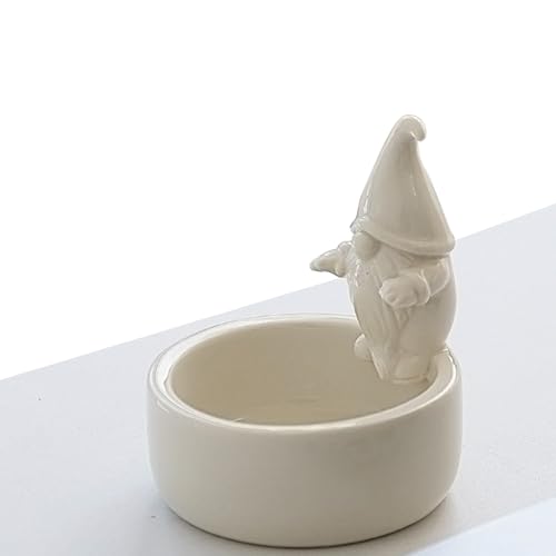 Weihnachtsmann-Teelichthalter, Stumpenkerzenhalter,Wichtel Wärmende Hände Teelichthalter aus Keramik - Tischdekoration, Duftkerzenhalter für den Esstisch Weihnachtsmann-Teelichthalter, Stumpenkerzenhalter,Wichtel Wärmende Hände Teelichthalter aus Keramik - Tischdekoration, Duftkerzenhalter für den Esstisch von Fmzrbnih
