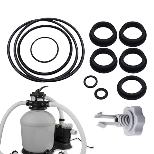 poolSandfilterteile - 12 Stück O Ringe Set, Mehrzweckpumpendichtung | Sandfilterdichtsteile für dieReparatur der Poolpumpe, dieLuftablösungsventile und den Austausch von O -Ringen für dieWartung v von Fmzrbnih
