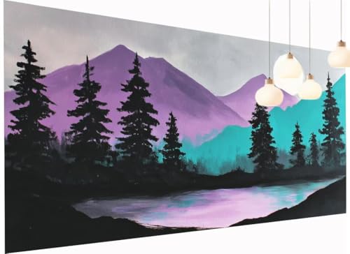 Diamond Painting Erwachsene Kinder Mond Diamant Painting Bilder Baum, DIY 5D Crystal Art Mosaik Bastelset Erwachsene mit Diamond-Painting Zubehör für Haus Wand Dekor Geschenk Mädchen 40x80 cm S2-1149 von Fneuexng