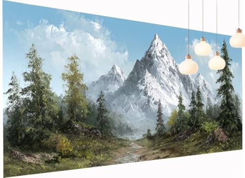 Diamond Painting XXL 40x80 cm, Diamant Painting Bilder Berg DIY Baum Diamond-Painting Erwachsene, 5D Mosaik Bastelset Erwachsene Eckige Steine Full Drill Stickerei Arts Craft für Home Decor S2-1075 Diamond Painting XXL 40x80 cm, Diamant Painting Bilder Berg DIY Baum Diamond-Painting Erwachsene, 5D Mosaik Bastelset Erwachsene Eckige Steine Full Drill Stickerei Arts Craft für Home Decor S2-1075 von Fneuexng