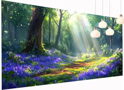 Diamond Painting XXL 50x100 cm, Diamant Painting Bilder Garten DIY Baum Diamond-Painting Erwachsene, 5D Bastelset Erwachsene Eckige Steine Full Drill Stickerei Arts Craft für Home Wand Decor S2-1047 Diamond Painting XXL 50x100 cm, Diamant Painting Bilder Garten DIY Baum Diamond-Painting Erwachsene, 5D Bastelset Erwachsene Eckige Steine Full Drill Stickerei Arts Craft für Home Wand Decor S2-1047 von Fneuexng