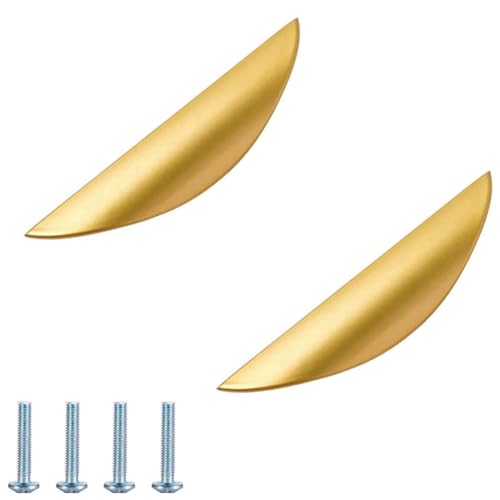 Fnfhsa 2 Stück Zinklegierung Gold Verdeckte Griffe Gebogene Schublade Halbmondgriffe Unsichtbare Verdeckte Laschengriffe für Kleiderschrank 147 mm Langlebig Fnfhsa 2 Stück Zinklegierung Gold Verdeckte Griffe Gebogene Schublade Halbmondgriffe Unsichtbare Verdeckte Laschengriffe für Kleiderschrank 147 mm Langlebig von Fnfhsa