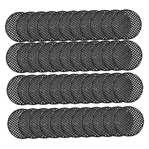 Fnfhsa 200 StüCk Blumentopfmatte, SaugfäHiges Blumentopfloch Runde Netzmatte Drainagepad Pflanzentopf Bonsai Bottom Grid Mat (4.5CM) von Fnfhsa