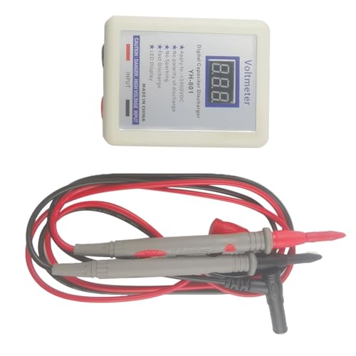 Fnfhsa Digitaler Kondensator 800V Spannungstester Schnelle Entladung Hochvolt-Entladewerkzeug Elektronikreparatur Anzeigewartung B. Fnfhsa Digitaler Kondensator 800V Spannungstester Schnelle Entladung Hochvolt-Entladewerkzeug Elektronikreparatur Anzeigewartung B. von Fnfhsa