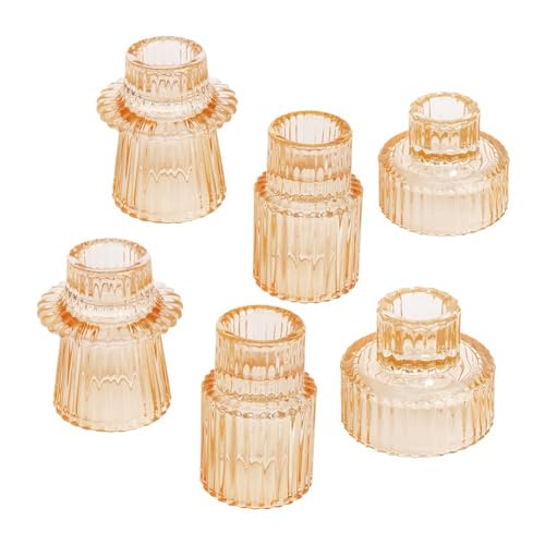 Fnfhsa Kerzenhalter-Set mit 6 Stück, Kerzenhalter für Spitzkerzenhalter, Langlebig, Einfache Installation, Einfach zu Verwenden Fnfhsa Kerzenhalter-Set mit 6 Stück, Kerzenhalter für Spitzkerzenhalter, Langlebig, Einfache Installation, Einfach zu Verwenden von Fnfhsa