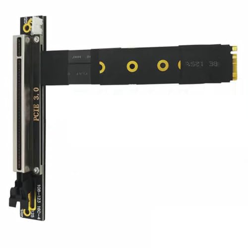 Fnfhsa NVME-Auf-PCIE-X16-Adapterkabel M.2-Mkey auf 16X-Verlängerungsadapterkabel M2-Schnittstelle Externes Grafikkartenkabel, 1 M Langlebig von Fnfhsa