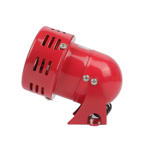 Fnfhsa Rote Mini-Metall-Motorsirene Industriealarm Ton Elektrische Diebstahlsicherung 120dB MS-190 AC220V von Fnfhsa