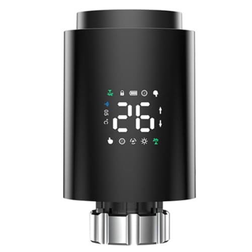 Fnfhsa Tuya ZigBee Smart Heizkörperantrieb TRV Programmierbares Thermostat Heizkörperventil App Ferntemperaturregler Schwarz Fnfhsa Tuya ZigBee Smart Heizkörperantrieb TRV Programmierbares Thermostat Heizkörperventil App Ferntemperaturregler Schwarz von Fnfhsa
