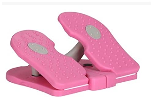 Pedaltrainer Tragbare Treppe Stepper Bein Trainer Fitness Rohreife Machine Kunststoff Mini Stepper Unter Schreibtisch Pedal Trainer Fitness-Tool Pedaltrainer Für Zuhause (Size : Pink) von FnnEmg
