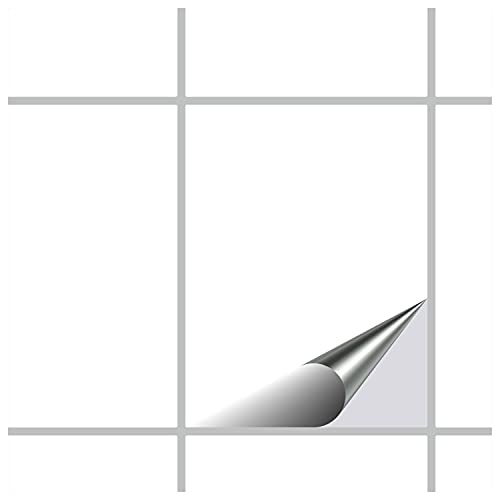 FoLIESEN - Fliesenaufkleber 15x20 cm | selbstklebende Fliesen-Folie für Bad & Küche | entfernbare Klebe-Folie für Wandfliesen Küchenrückwand & Bordüren | 60 Klebefliesen, .:Weiß matt FoLIESEN - Fliesenaufkleber 15x20 cm | selbstklebende Fliesen-Folie für Bad & Küche | entfernbare Klebe-Folie für Wandfliesen Küchenrückwand & Bordüren | 60 Klebefliesen, .:Weiß matt von FoLIESEN