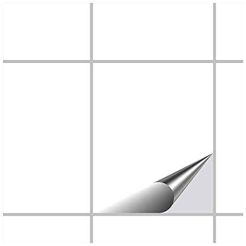 FoLIESEN - Fliesenaufkleber 19,5x24,5 cm | selbstklebende Fliesen-Folie für Bad & Küche | entfernbare Klebe-Folie für Wandfliesen Küchenrückwand & Bordüren | 120 Klebefliesen, .:Weiß matt FoLIESEN - Fliesenaufkleber 19,5x24,5 cm | selbstklebende Fliesen-Folie für Bad & Küche | entfernbare Klebe-Folie für Wandfliesen Küchenrückwand & Bordüren | 120 Klebefliesen, .:Weiß matt von FoLIESEN