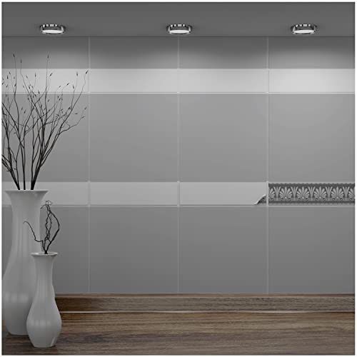 FoLIESEN - Fliesenaufkleber 5x20 cm | selbstklebende Fliesen-Folie für Bad & Küche | entfernbare Klebe-Folie für Wandfliesen Küchenrückwand & Bordüren | 40 Klebefliesen, .:Weiß matt FoLIESEN - Fliesenaufkleber 5x20 cm | selbstklebende Fliesen-Folie für Bad & Küche | entfernbare Klebe-Folie für Wandfliesen Küchenrückwand & Bordüren | 40 Klebefliesen, .:Weiß matt von FoLIESEN