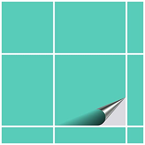 FoLIESEN - Fliesenaufkleber 9,5x9,5 cm | selbstklebende Fliesen-Folie für Bad & Küche | entfernbare Klebe-Folie für Wandfliesen Küchenrückwand & Bordüren | 160 Klebefliesen, .:Mint matt FoLIESEN - Fliesenaufkleber 9,5x9,5 cm | selbstklebende Fliesen-Folie für Bad & Küche | entfernbare Klebe-Folie für Wandfliesen Küchenrückwand & Bordüren | 160 Klebefliesen, .:Mint matt von FoLIESEN