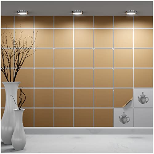 FoLIESEN Fliesenaufkleber einzeln 10x10 cm - Probe-Muster, Testmuster, Farbmuster - Fliesen-Folie selbstklebend - 1 Klebefliese zum Ausprobieren, .:Hellbraun matt FoLIESEN Fliesenaufkleber einzeln 10x10 cm - Probe-Muster, Testmuster, Farbmuster - Fliesen-Folie selbstklebend - 1 Klebefliese zum Ausprobieren, .:Hellbraun matt von FoLIESEN