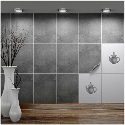 FoLIESEN Fliesenaufkleber einzeln 15x20 cm - Probe-Muster, Testmuster, Farbmuster - Fliesen-Folie selbstklebend - 1 Klebefliese zum Ausprobieren, .:Dekor Beton FoLIESEN Fliesenaufkleber einzeln 15x20 cm - Probe-Muster, Testmuster, Farbmuster - Fliesen-Folie selbstklebend - 1 Klebefliese zum Ausprobieren, .:Dekor Beton von FoLIESEN
