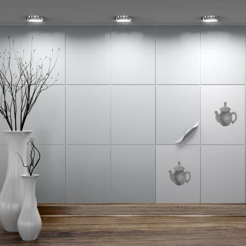 FoLIESEN Fliesenaufkleber einzeln 15x20 cm - Probe-Muster, Testmuster, Farbmuster - Fliesen-Folie selbstklebend - 1 Klebefliese zum Ausprobieren, .:Hellgrau glänzend FoLIESEN Fliesenaufkleber einzeln 15x20 cm - Probe-Muster, Testmuster, Farbmuster - Fliesen-Folie selbstklebend - 1 Klebefliese zum Ausprobieren, .:Hellgrau glänzend von FoLIESEN