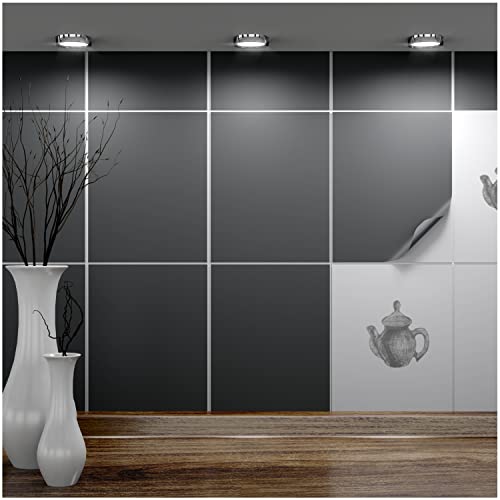 FoLIESEN Fliesenaufkleber einzeln 20x25 cm - Probe-Muster, Testmuster, Farbmuster - Fliesen-Folie selbstklebend - 1 Klebefliese zum Ausprobieren, .:Dunkelgrau matt FoLIESEN Fliesenaufkleber einzeln 20x25 cm - Probe-Muster, Testmuster, Farbmuster - Fliesen-Folie selbstklebend - 1 Klebefliese zum Ausprobieren, .:Dunkelgrau matt von FoLIESEN