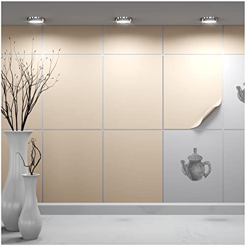 FoLIESEN Fliesenaufkleber einzeln 20x25 cm - Probe-Muster, Testmuster, Farbmuster - Fliesen-Folie selbstklebend - 1 Klebefliese zum Ausprobieren, .:Elfenbein matt FoLIESEN Fliesenaufkleber einzeln 20x25 cm - Probe-Muster, Testmuster, Farbmuster - Fliesen-Folie selbstklebend - 1 Klebefliese zum Ausprobieren, .:Elfenbein matt von FoLIESEN