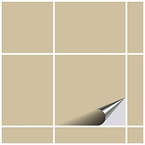 FoLIESEN - Fliesenaufkleber 20x20 cm | selbstklebende Fliesen-Folie für Bad & Küche | entfernbare Klebe-Folie für Wandfliesen Küchenrückwand & Bordüren | 40 Klebefliesen, .:Beige matt FoLIESEN - Fliesenaufkleber 20x20 cm | selbstklebende Fliesen-Folie für Bad & Küche | entfernbare Klebe-Folie für Wandfliesen Küchenrückwand & Bordüren | 40 Klebefliesen, .:Beige matt von FoLIESEN