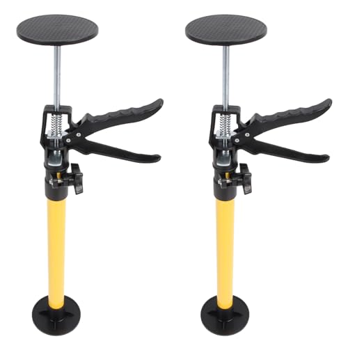 2er-Set Verstellbare Stützstangen, 50 Bis 115 Cm Teleskop-Schrankheber Zum Einbau von Schränken, Unterstützung Bis zu 40 Kg, 3. Hand-Stützsystem, 3. Hand-Werkzeug für von Focket