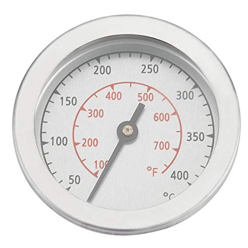 BBQ Thermometer, 100~700 ℉ Doppelskala BBQ Grill Thermometer Metall Temperaturanzeige Analog Dial, genau misst für Grill, BBQ oder Ofen von Focket