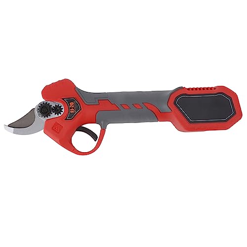 Elektrische Astschere, Tragbare Leistungsstarke Wiederaufladbare Kabellose Hand-Astschere, Ergonomisches Design für den Garten (Rot) von Focket