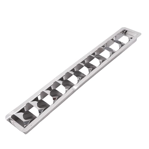 Focket 10 Slot Marine Louver Entlüftung, 304 Edelstahlbootentlüftung 530 Mm Läuterung mit Spiegelpoliertem Finish für Booteschiffe Yacht Focket 10 Slot Marine Louver Entlüftung, 304 Edelstahlbootentlüftung 530 Mm Läuterung mit Spiegelpoliertem Finish für Booteschiffe Yacht von Focket