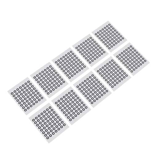 Focket 3D -Scanmarkierungen 6 Mm, Diffuse Reflexions -Tracking Punkte mit Kleberfolie für Optische Verfolgung und 3D Positionierungsziele von Focket