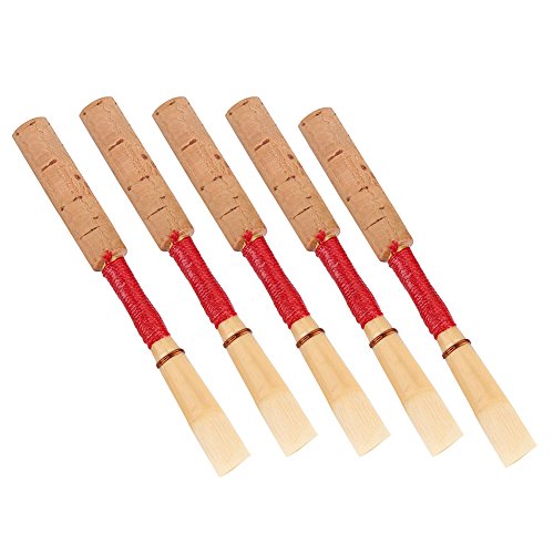 Focket Oboe-Reed, 5 Stück Bambus, Mittel, C, Natürlich, Langlebig, Fest, Oboe Zubehör Focket Oboe-Reed, 5 Stück Bambus, Mittel, C, Natürlich, Langlebig, Fest, Oboe Zubehör von Focket