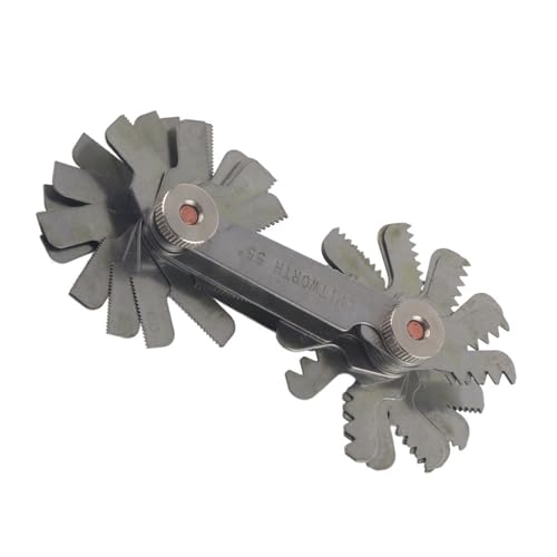 Focket 51/52pcs Edelstahl -Stecker -Stecker mit Gelöschter Verarbeitung, Leichter und Empfindlicher Schraubmesswerkzeug für Enthusiasten (Metrik + Imperial (52pc)) von Focket
