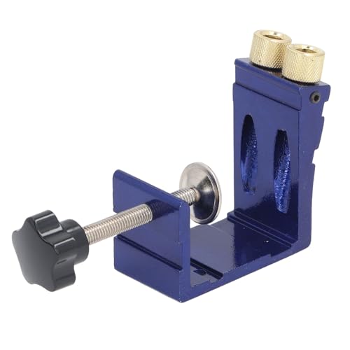 Focket Aluminium -Taschenloch -Jig Kit, Einstellbares Holzbearbeitungswerkzeug mit Bohrer für Holzbereichen und Schrankherstellung Focket Aluminium -Taschenloch -Jig Kit, Einstellbares Holzbearbeitungswerkzeug mit Bohrer für Holzbereichen und Schrankherstellung von Focket