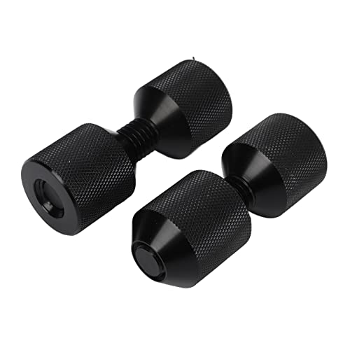 Focket Anodisierter Schwarzes Oxid Zwei-Loch-Flansch-Ausrichtungsstift Set Haltbar Aluminium 2 Lochstifte für ASME 150 Lb Flansche 1/2in-14in 2 Stcs Rohrfitter-Werkzeuge von Focket