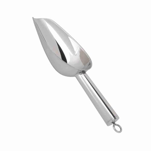 Focket Antirust Edelstahl -Eisnahrungsschaufel Hanging Loop Haustier Candy Coffee Scoop 1PC (8 Unzen) von Focket