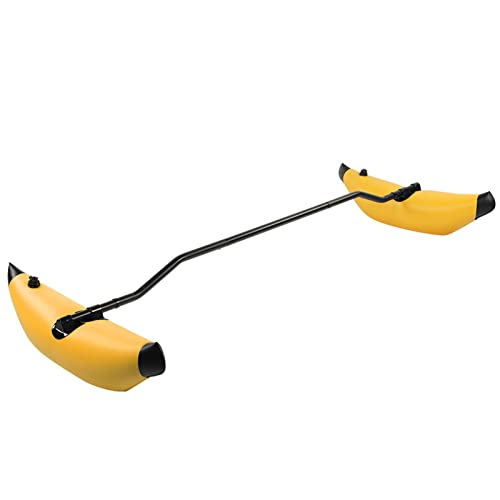 Focket Aufblasbarer Kajak -Stabilisator, Leichtes PVC -Ausleger Stabilisator Kit mit Einfacher Installation für das Kajakfahren für das Fischen von Fischen (Yellow) von Focket