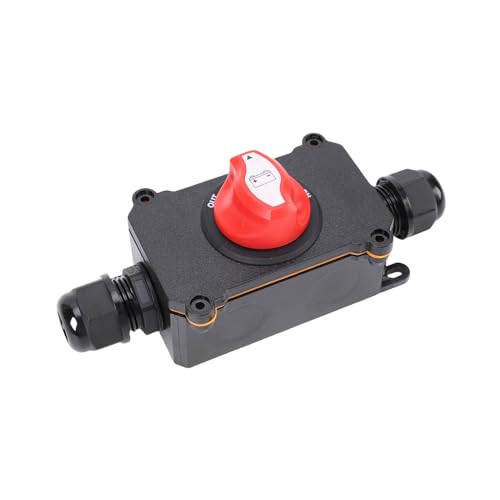 Focket Batterie Trennschalter, 12 Bis 32 V DC 150A IP66 Water Proof Messing Rotary Batterie Killsschalter, Hochleistungs Batterieschalter für Auto, Fahrzeug, Wohnmobil und LKW Focket Batterie Trennschalter, 12 Bis 32 V DC 150A IP66 Water Proof Messing Rotary Batterie Killsschalter, Hochleistungs Batterieschalter für Auto, Fahrzeug, Wohnmobil und LKW von Focket