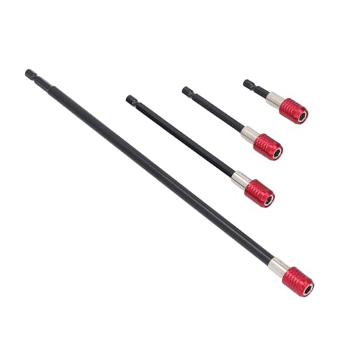 Focket Bohrbitverlängerungsset, 1/4 Zoll Sechskant Shank Magnetic Bithalter mit Hülse für Elektrowerkzeuge von Focket