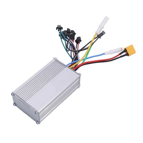 Focket Bürstenloser Motorregler, 52 V, 25 A, 1200 W, Hochleistungs-Geschwindigkeitsregler für Elektrofahrräder mit Doppelantrieb aus Aluminiumlegierung für Elektroroller von Focket