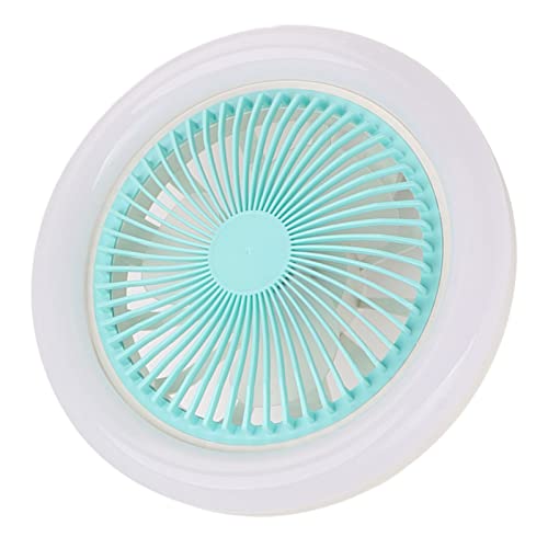 Focket Deckenventilator mit Licht, 9.8in Fernbedienung dimmbare LED Deckenventilator Licht mit E27 Lampe, Timer, blattloser Deckenventilator, geschlossener Ventilator Low Profile Fan Quie von Focket