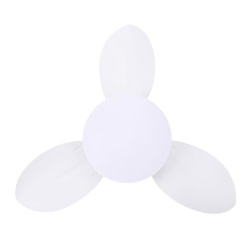 Focket Deckenventilatoren mit Lichtern, Moderner Spülen -Deckenlüfter 25 -Zoll LED 6 Geschwindigkeit Ruhig DC Motor mit Fernbedienung für Schlafzimmer Küche Terrasse (WHITE) von Focket