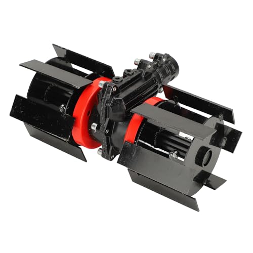 Focket Disc Harrow, Heavy Duty Universal Unkrebsrad mit Mehrfachem Zweck Tiefe Pflügen für Rasenmäher Garten Pinne Zurückziehen von Focket